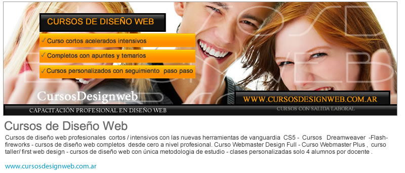 CURSOS DE DISEÑO WEB